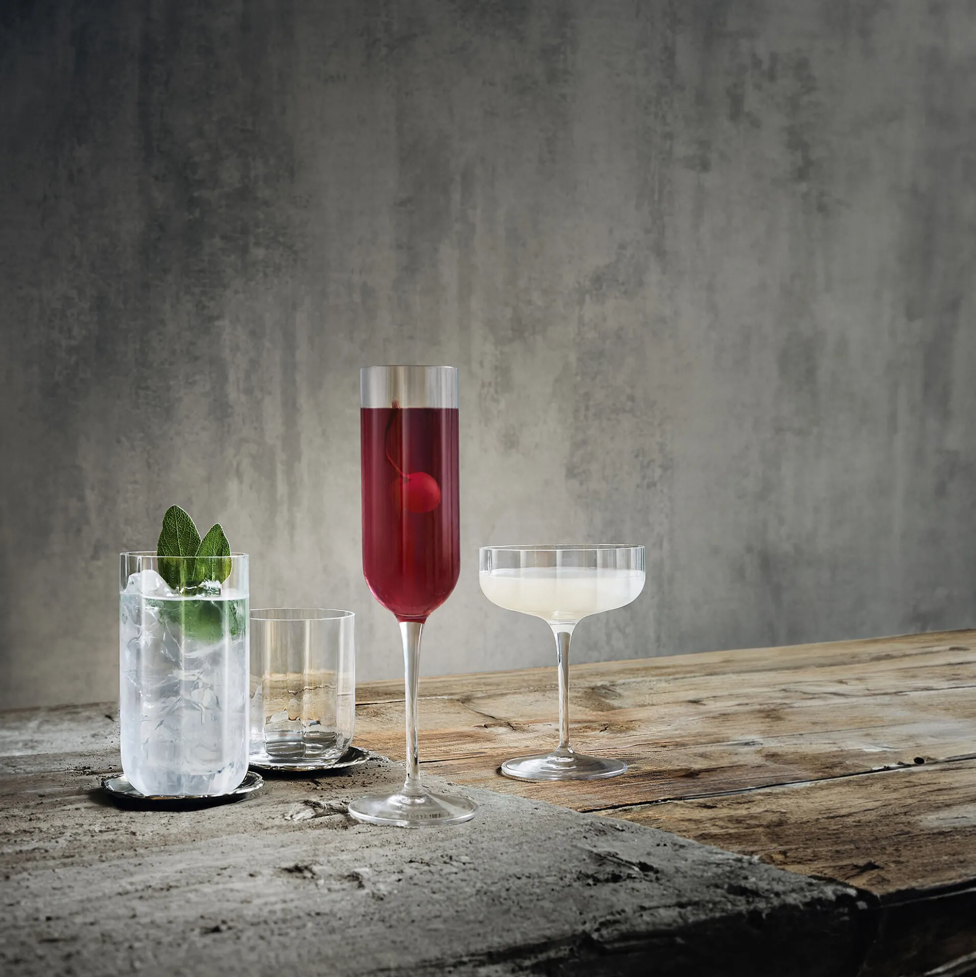 Jazz ølglas/longdrinkglas 4 stk.