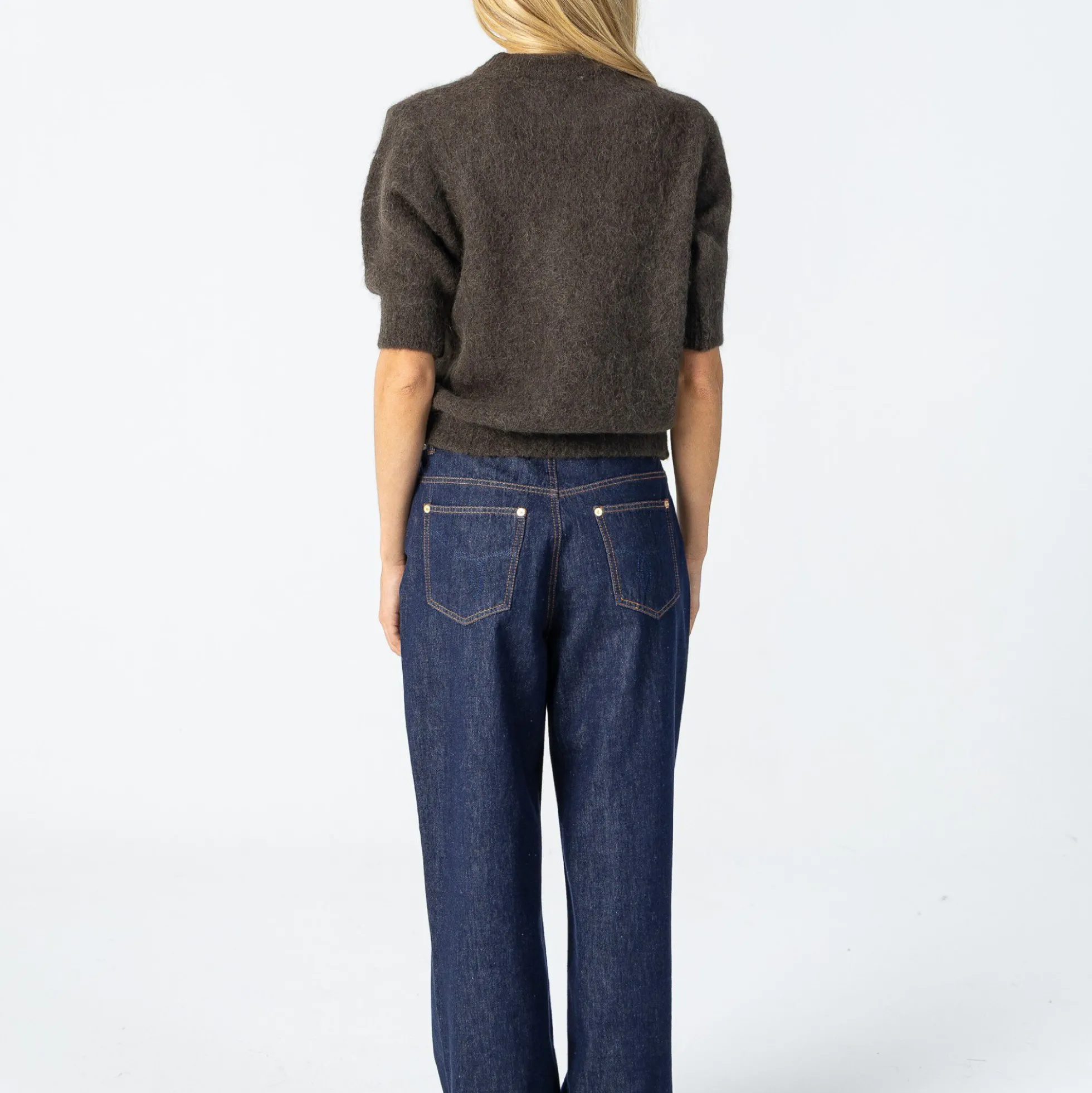 Jeans - Petra fit, dark blue denim