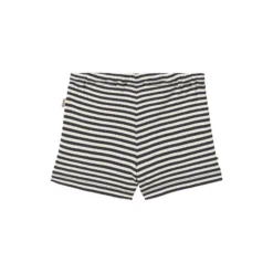Jersey Shorts Vic, navy rib stripe