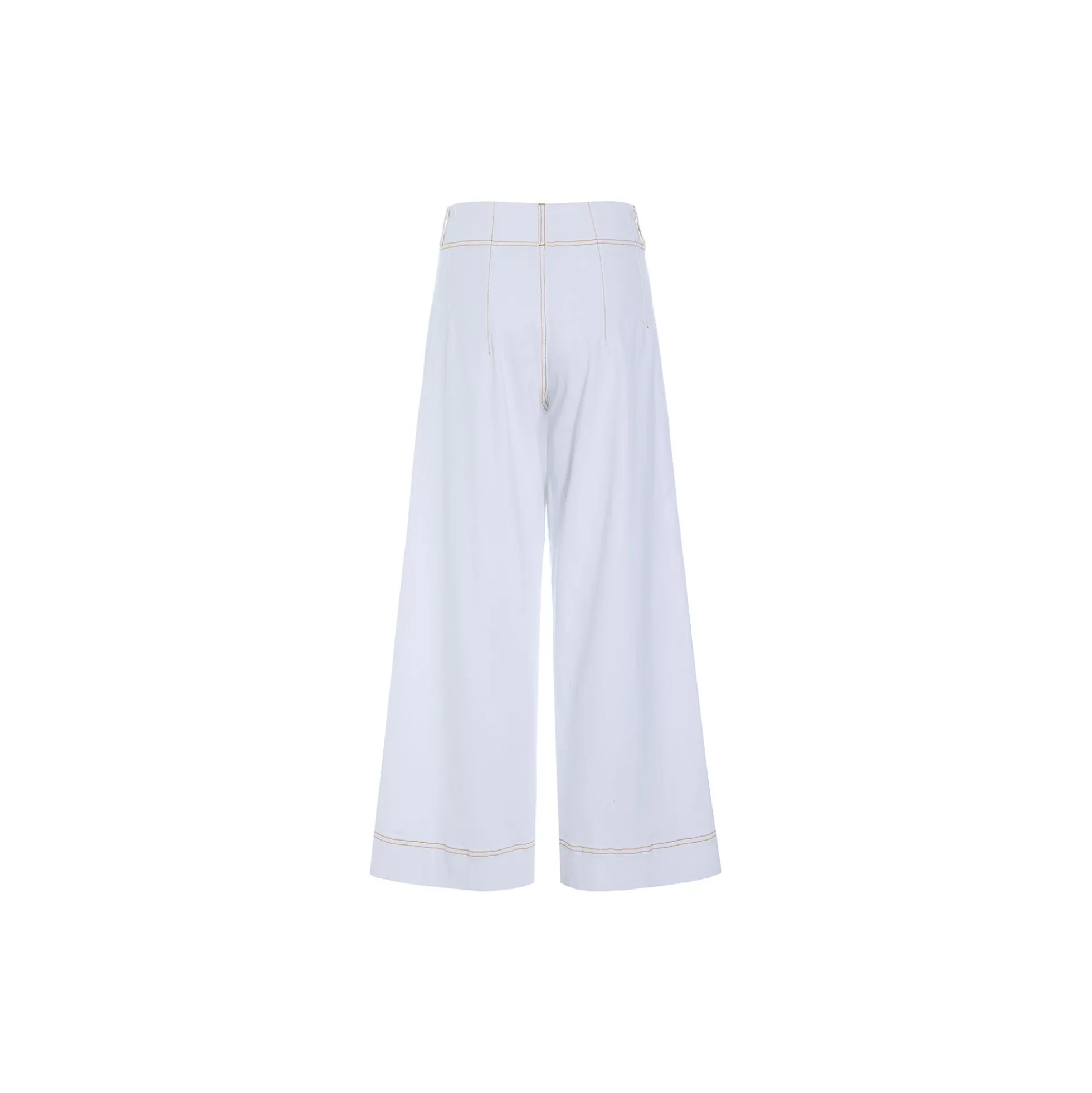 Jinzu vide bukser, white