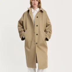 Jo Coat Twill, classic khaki
