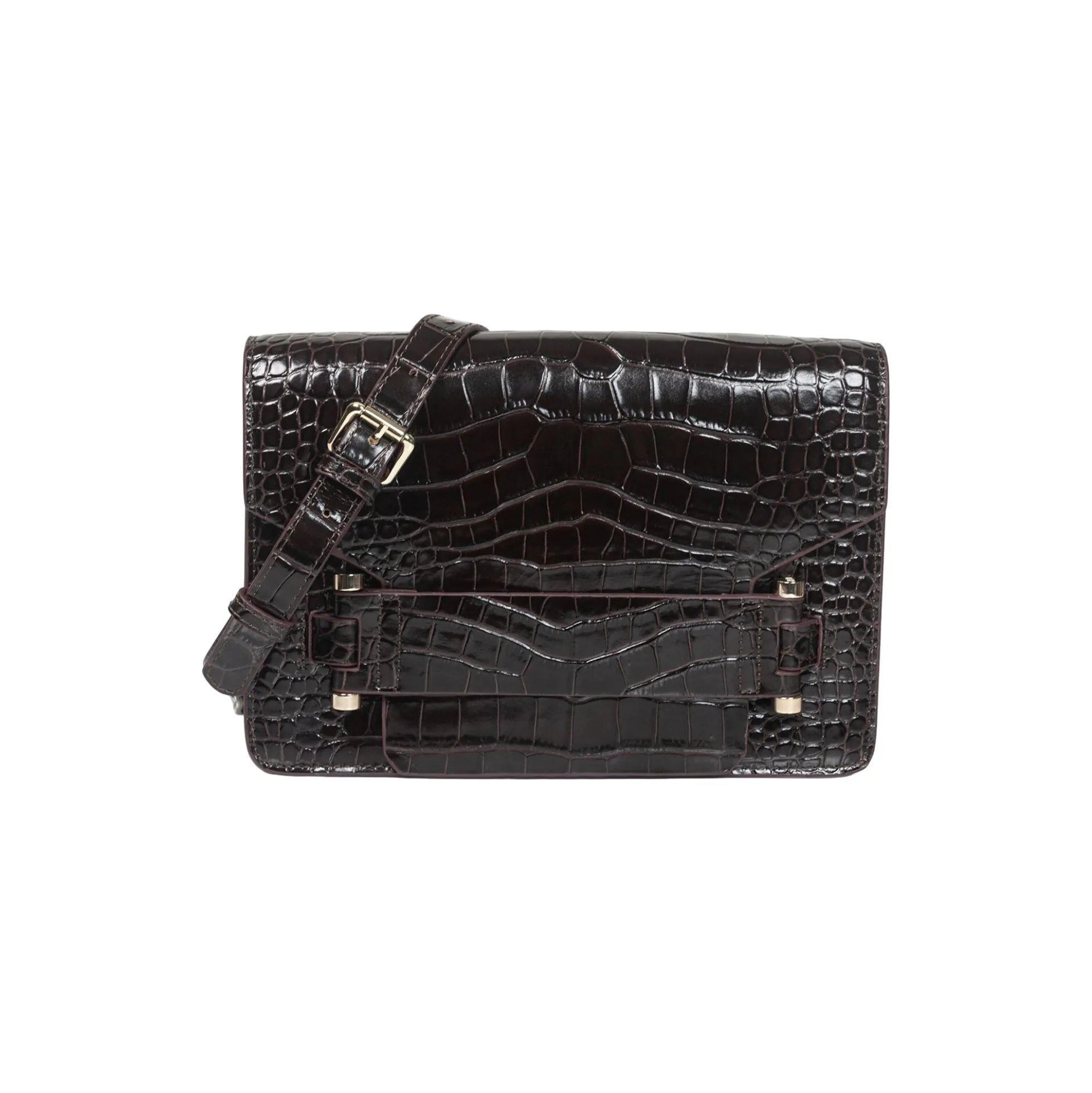 Jolie Grande taske, brown croco