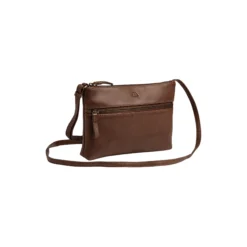 JolieMBG Crossbody Bag Soft Vintage, cognac w/br. gold