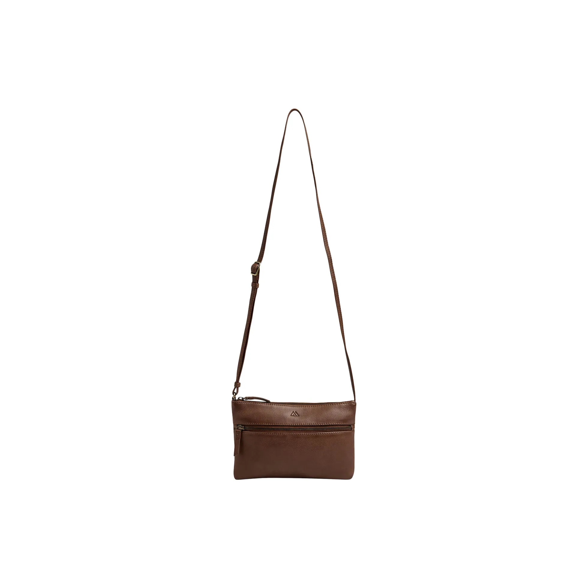 JolieMBG Crossbody Bag Soft Vintage, cognac w/br. gold