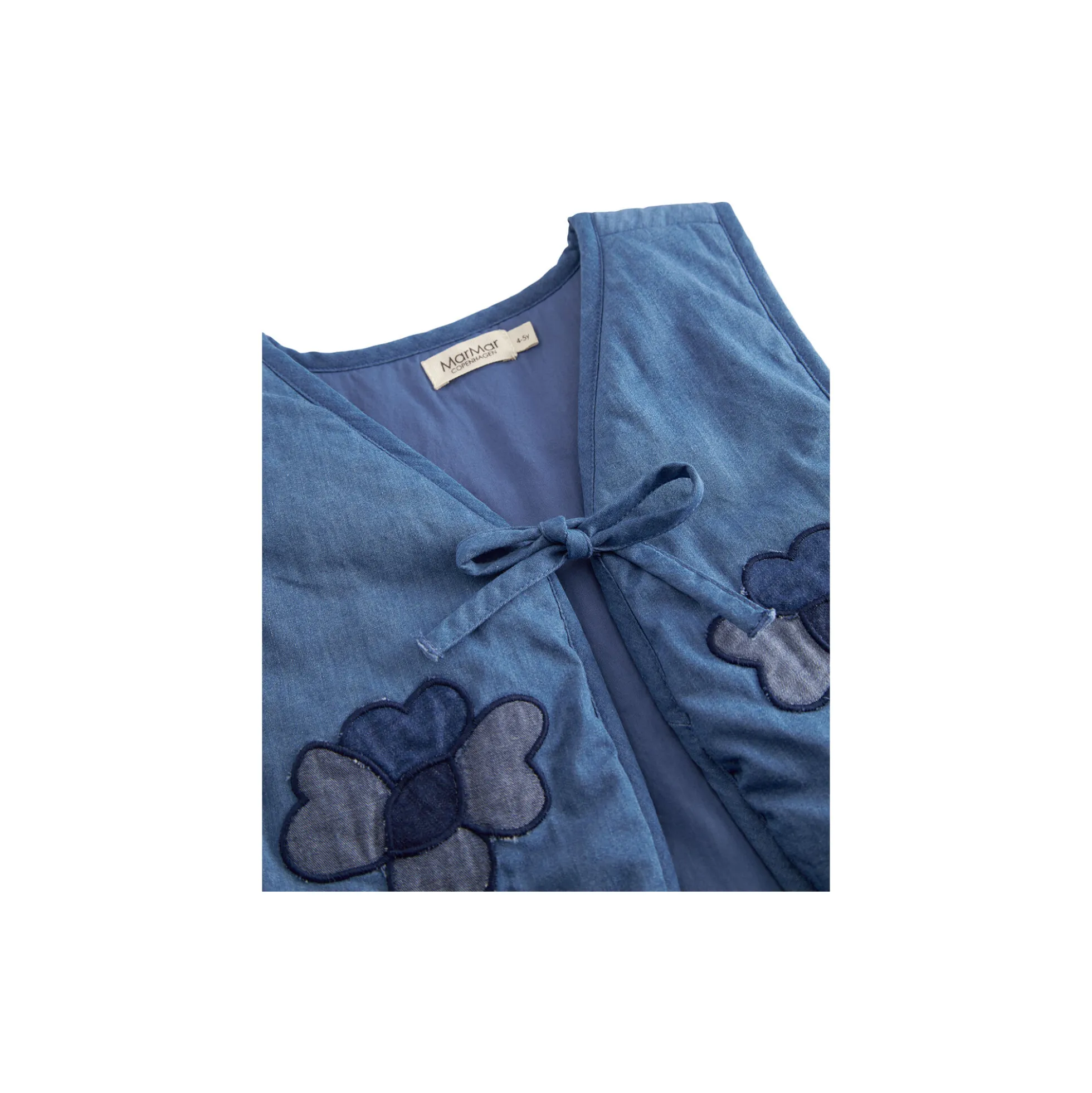 Joyce Vest, blue denim