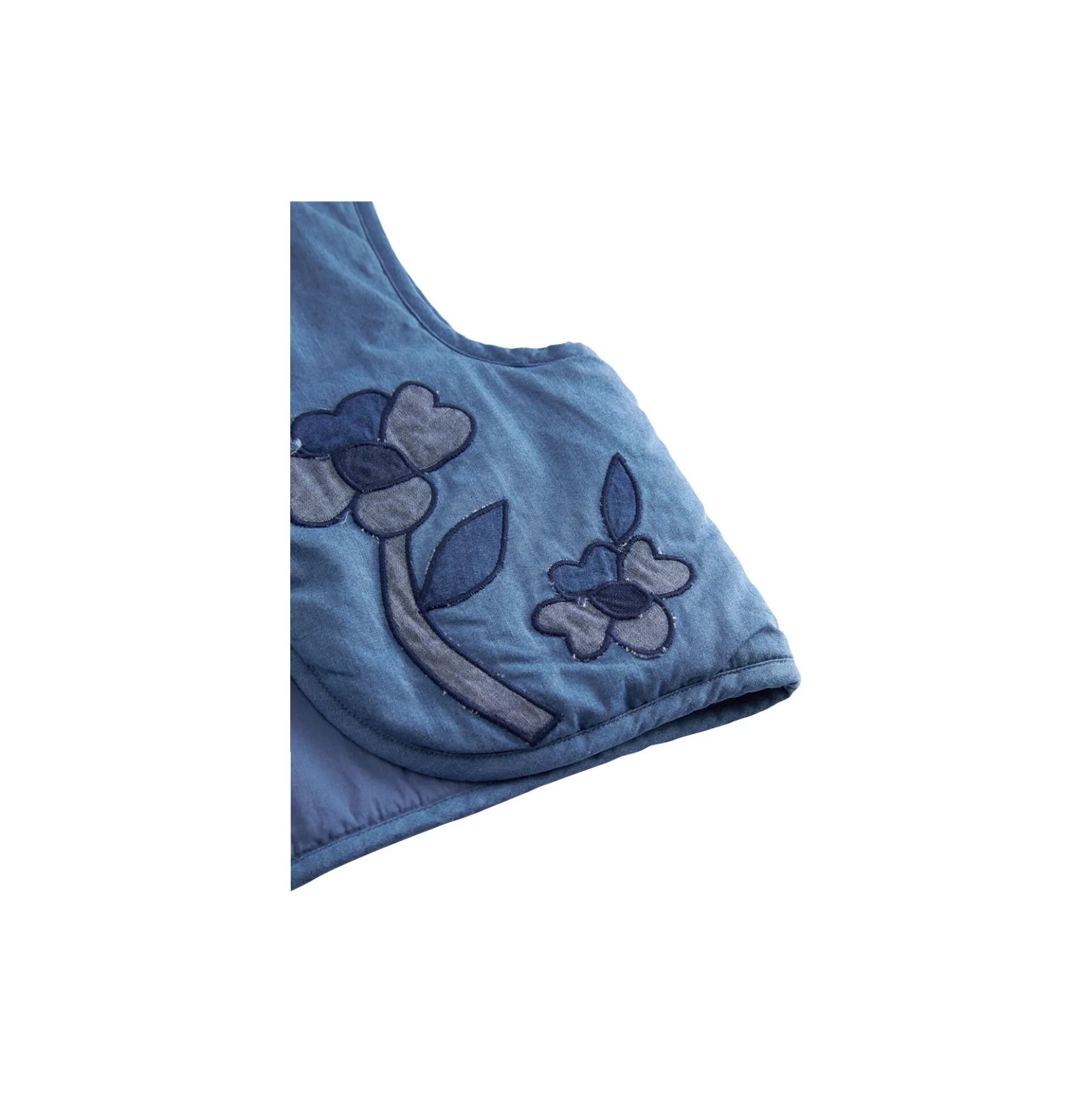 Joyce Vest, blue denim