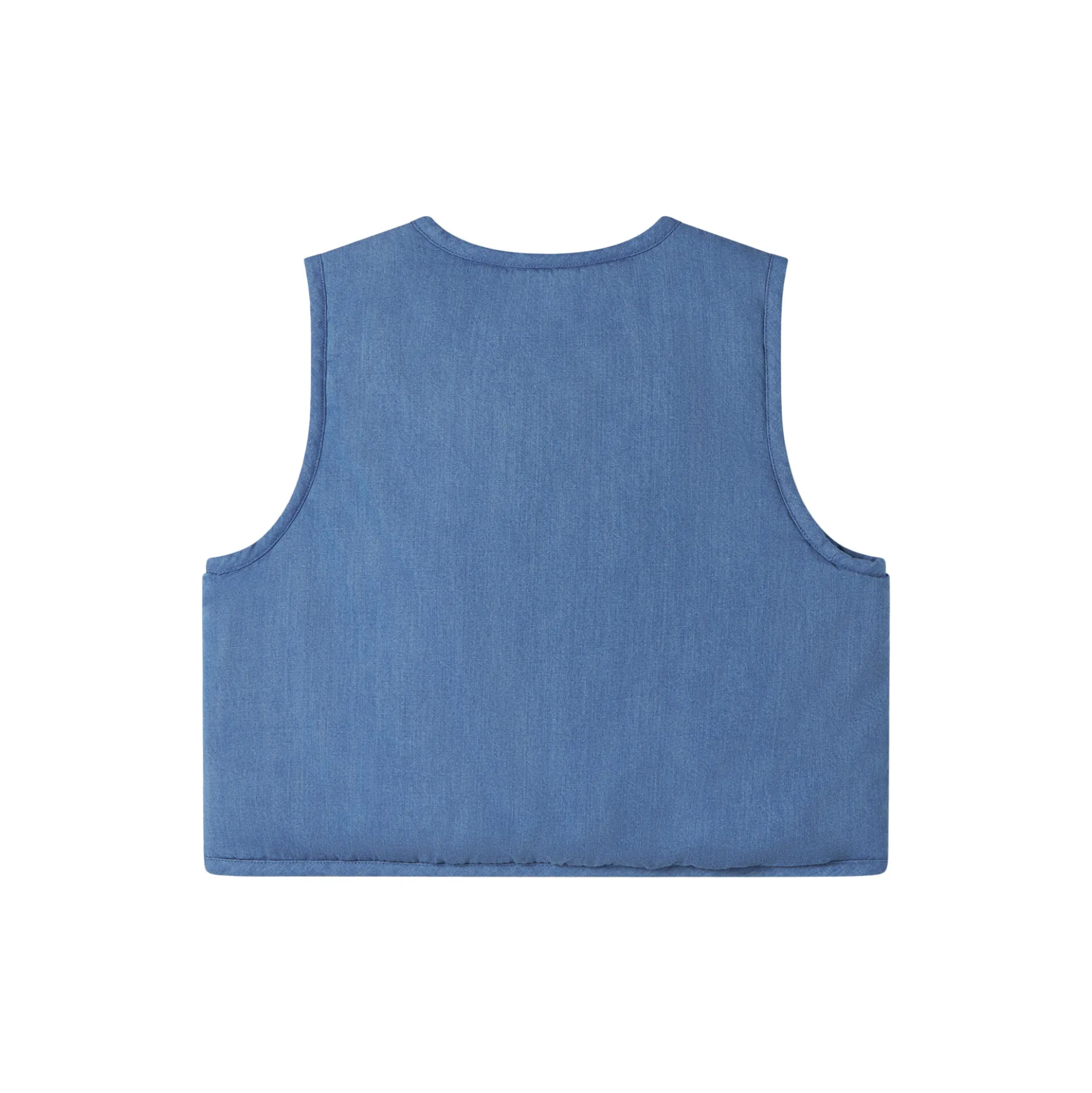 Joyce Vest, blue denim