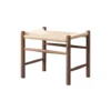 J16 taburet, oiled walnut