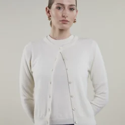 Judith Cardigan Knit, offwhite