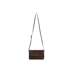 JulesMBG Crossbody Bag Suede, dark brown