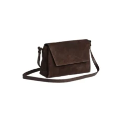 JulesMBG Crossbody Bag Suede, dark brown