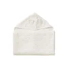 Junior håndklæde med hætte og ører, off-white