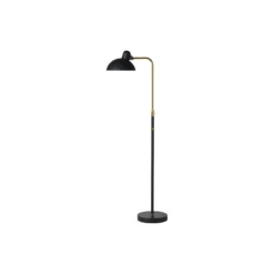 KAISER idell™ 6580-F Luxus gulvlampe, matt black/brass