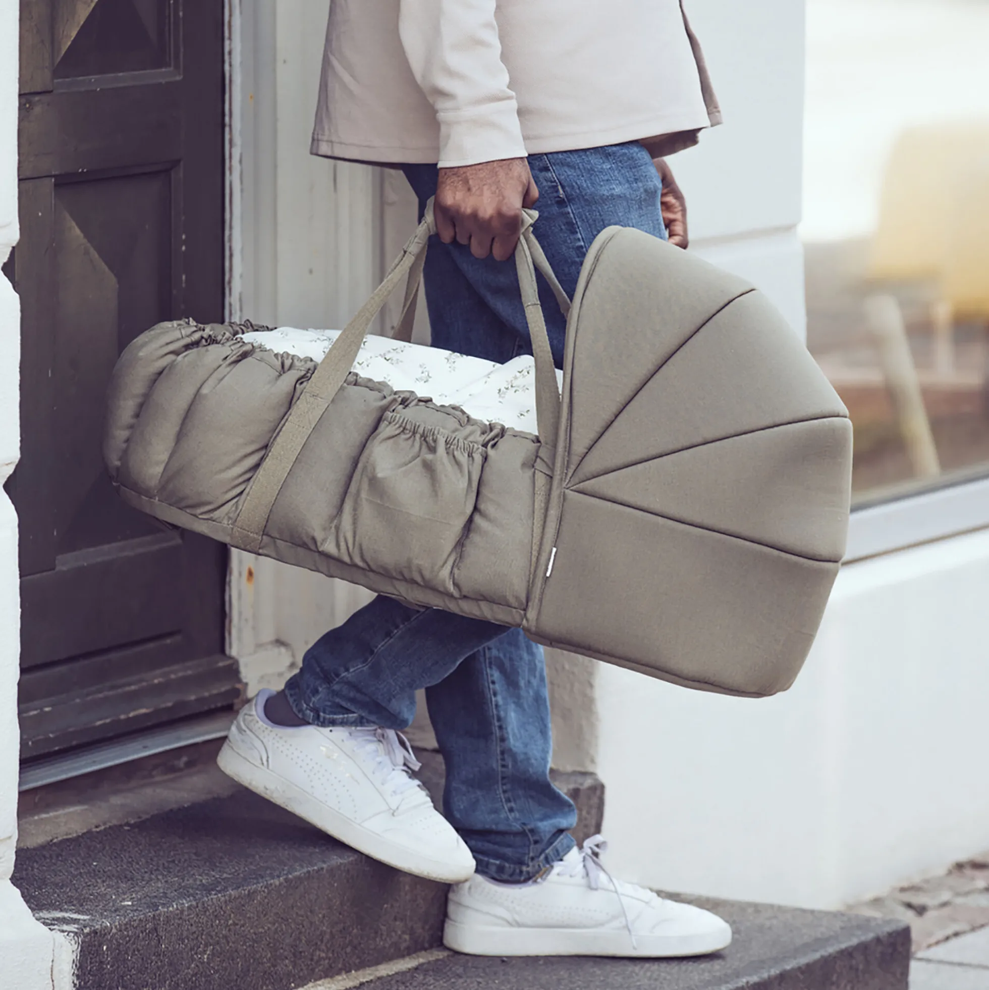 Kaleche til 3-i-1 babynest, dark olive