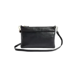 KarimaMBG Crossbody Bag Grain, black w/gold