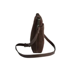 KarimaMBG Crossbody Bag Suede, dark brown