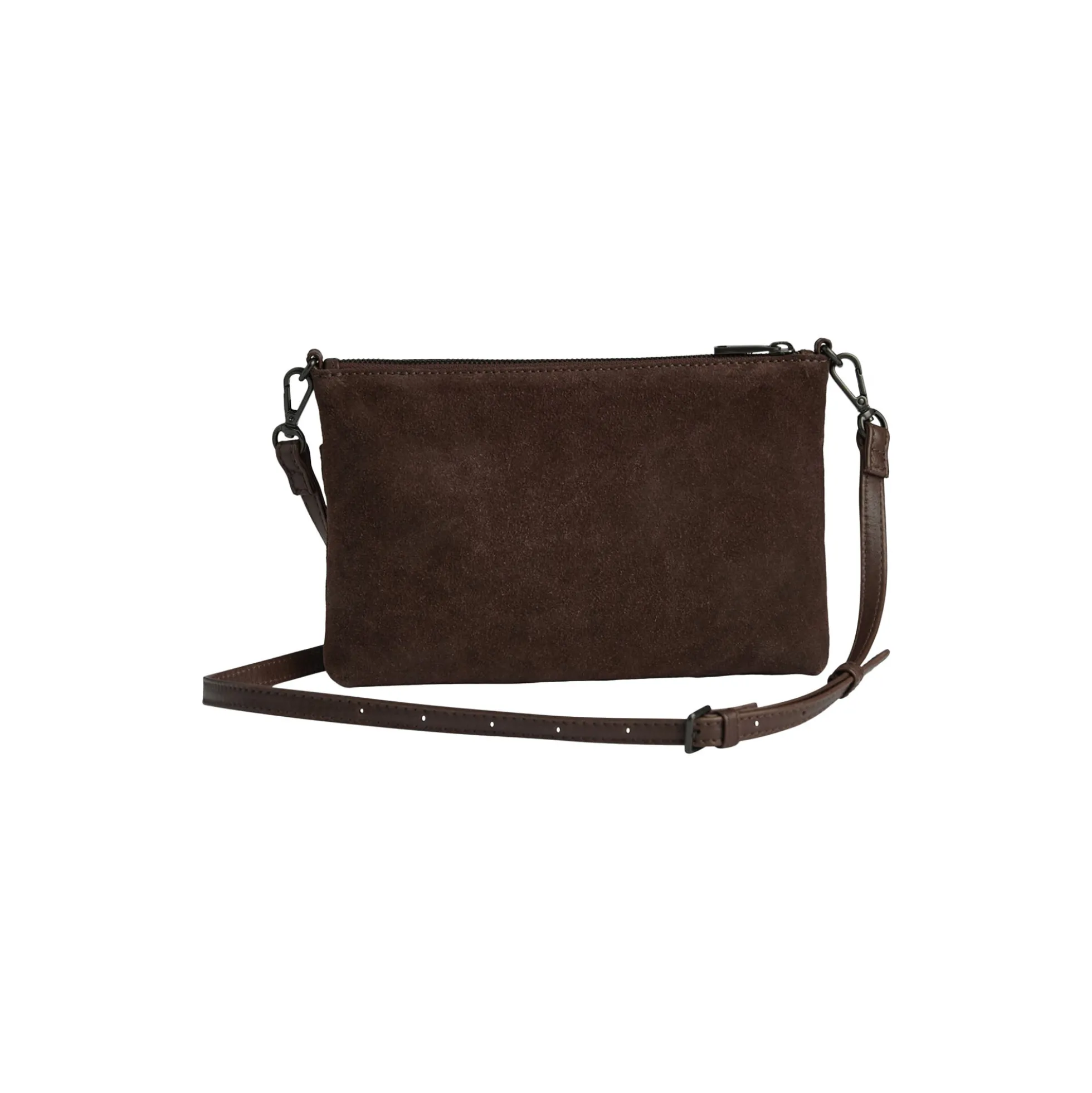 KarimaMBG Crossbody Bag Suede, dark brown