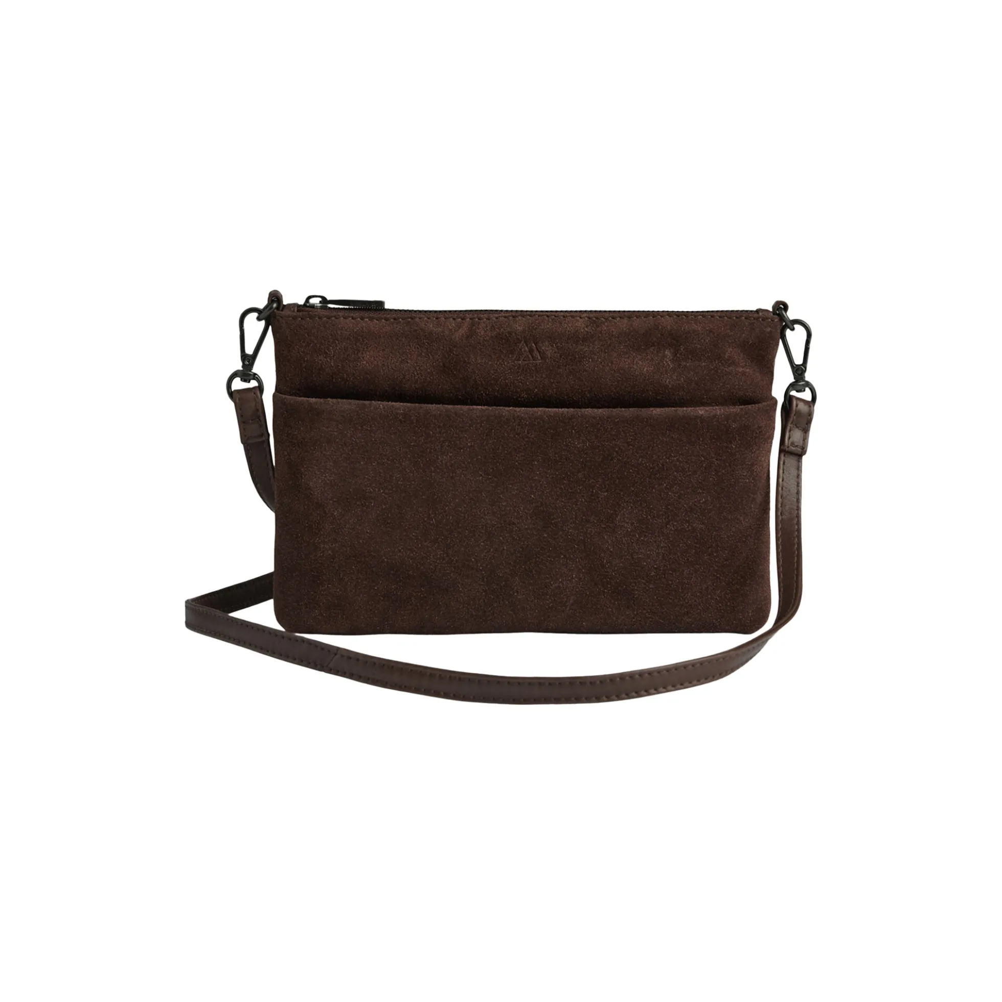 KarimaMBG Crossbody Bag Suede, dark brown