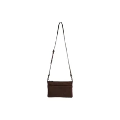 KarimaMBG Crossbody Bag Suede, dark brown