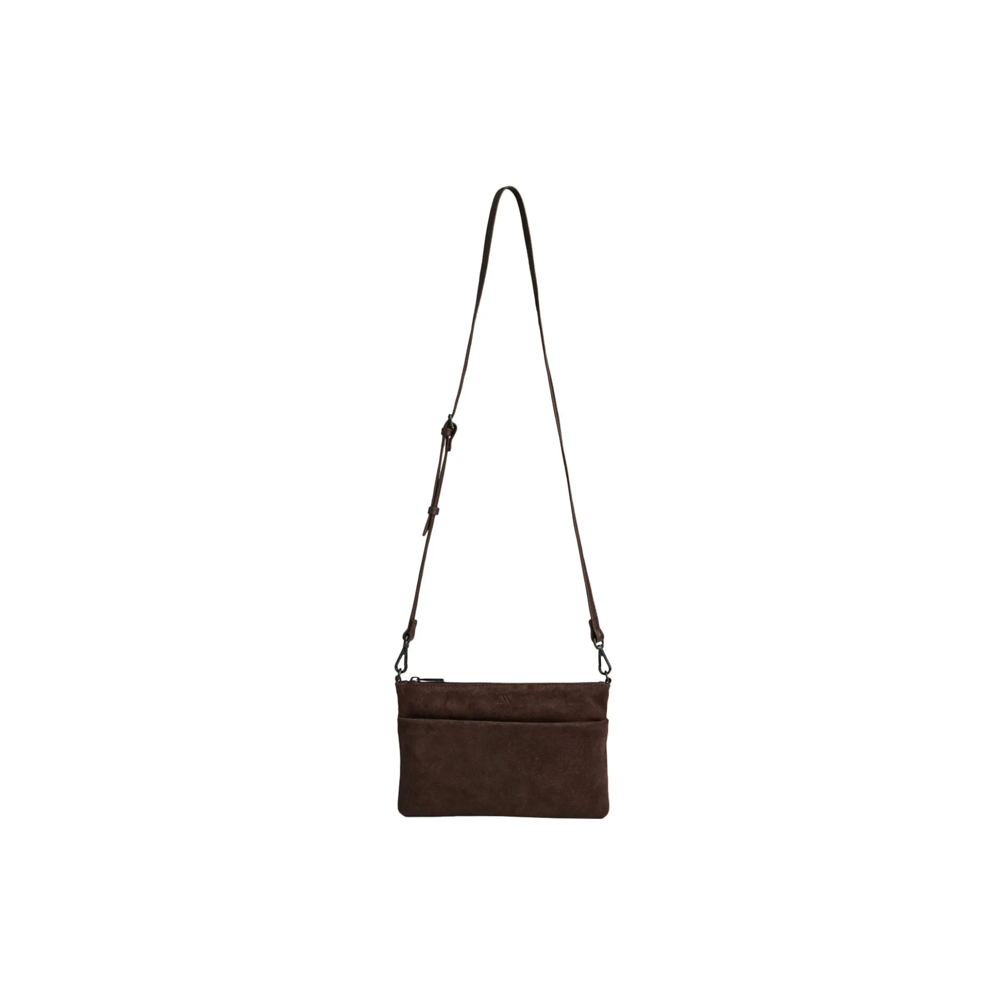 KarimaMBG Crossbody Bag Suede, dark brown