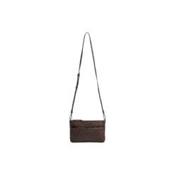 KarimaMBG Crossbody Bag Weave, dark brown