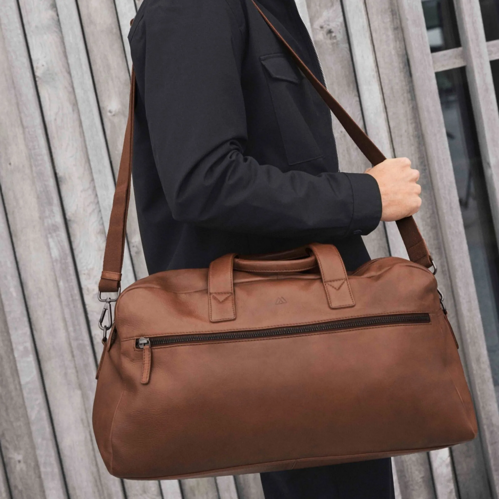 KeatonMBG Weekend Bag, cognac