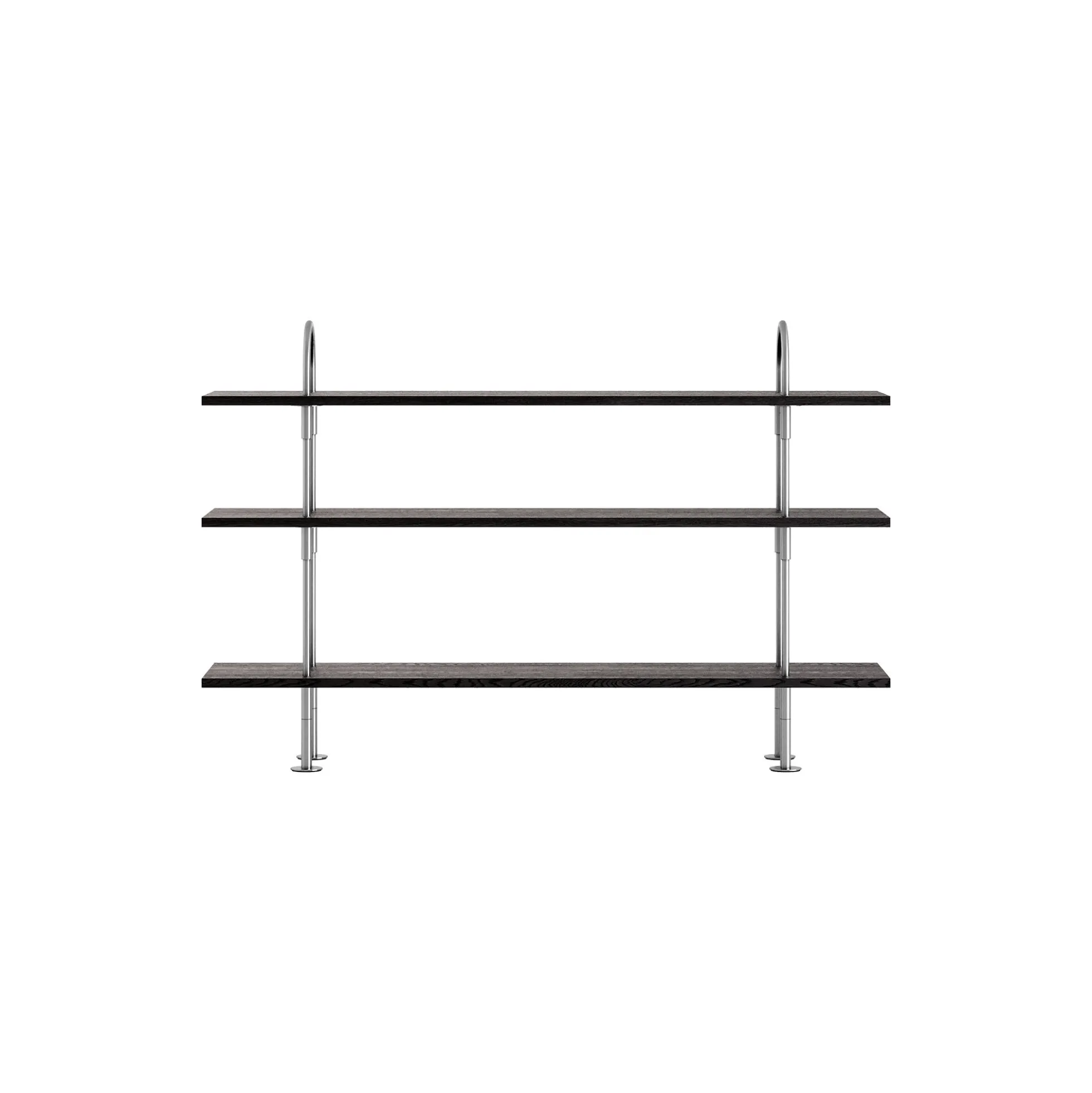 Keen Shelving, steel/ash veneer