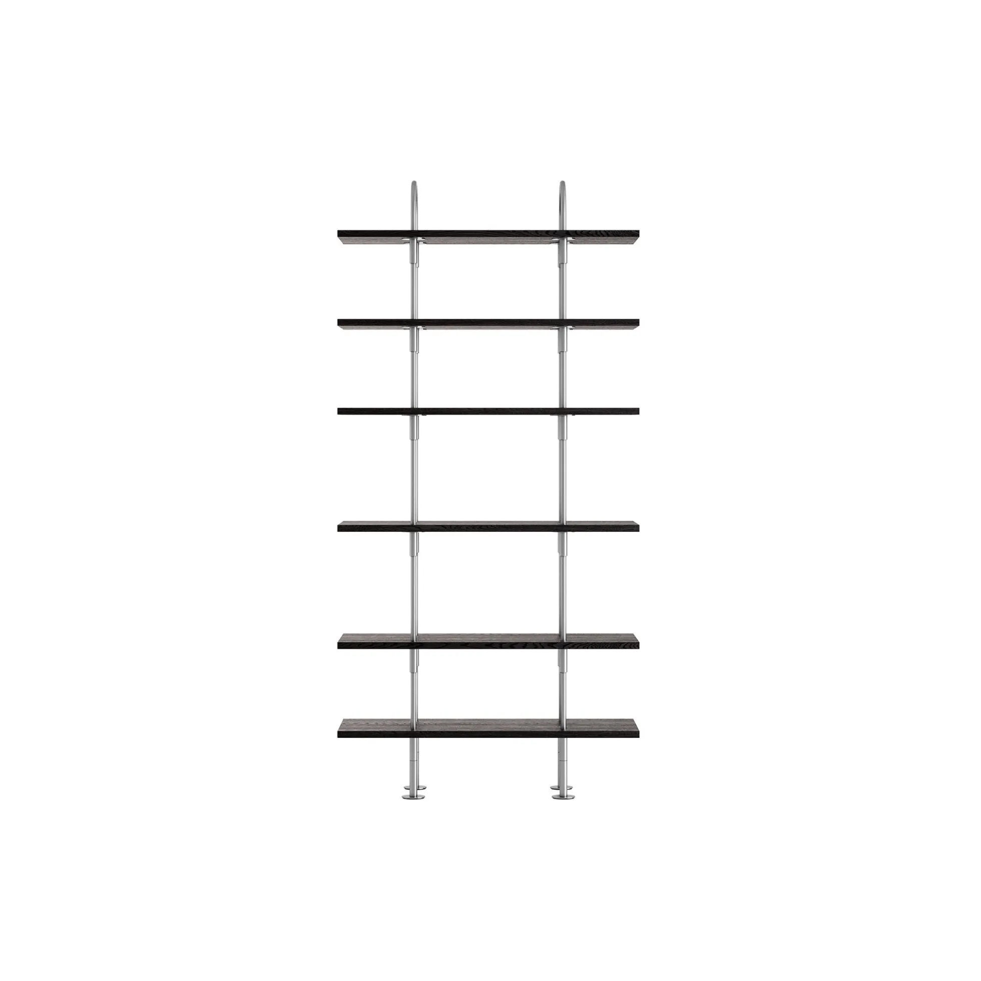 Keen Shelving, steel/ash veneer