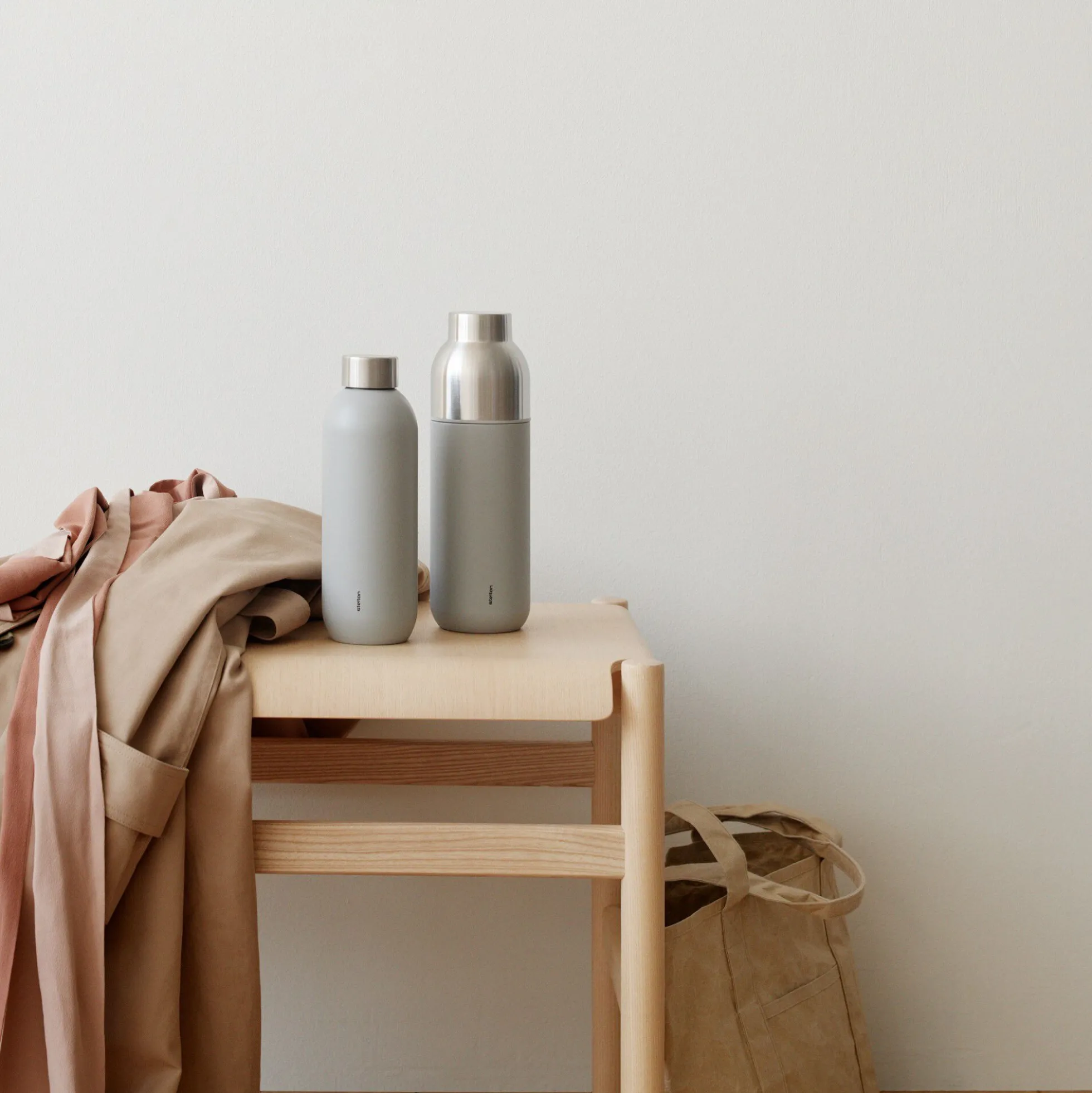 Keep Warm termoflaske, light grey