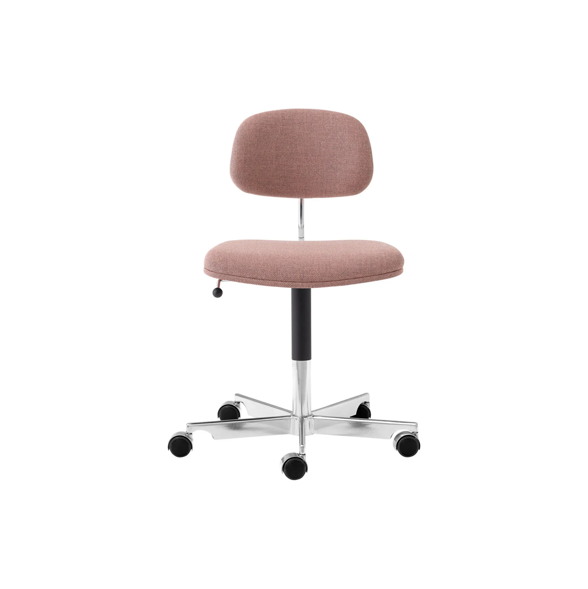 KEVI® 2534 forsidepolstret kontorstol, rosa