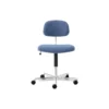 KEVI® 2534 forsidepolstret kontorstol, blå