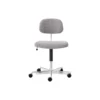 KEVI® 2534 forsidepolstret kontorstol, grå