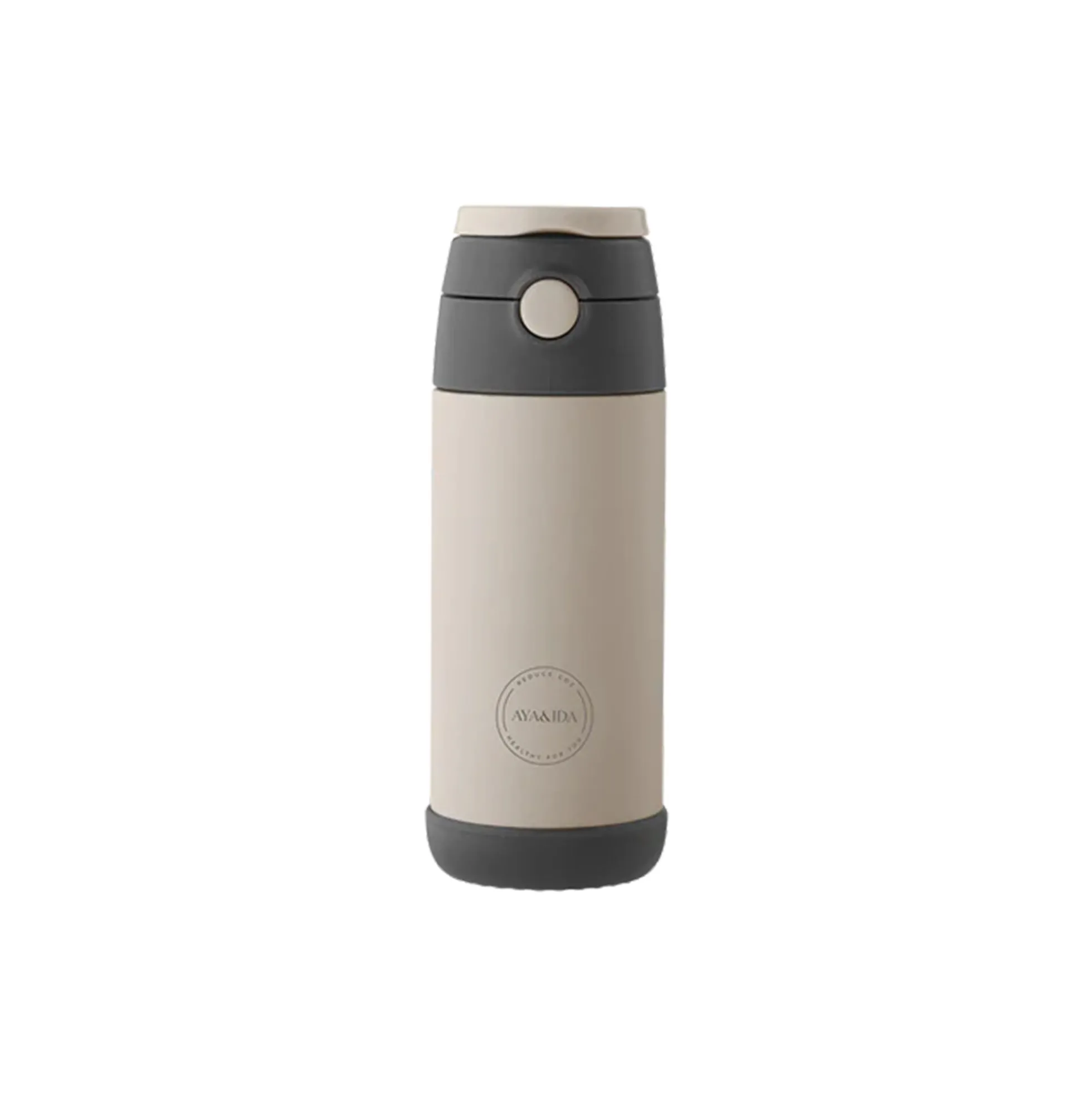 Kids Straw Bottle, cream beige