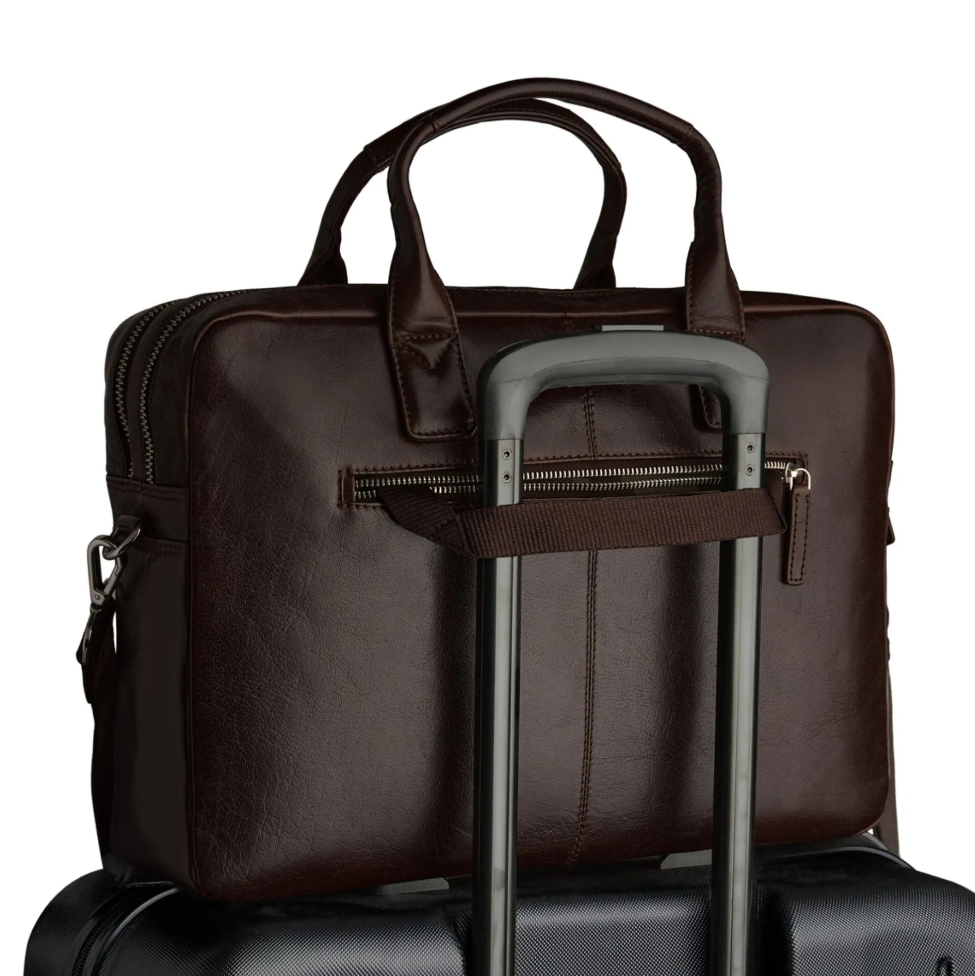 KingstonMBG Laptop Bag, espresso brown