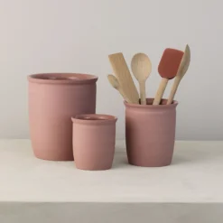 Knabstrup Syltekrukke 1 L, dark rose