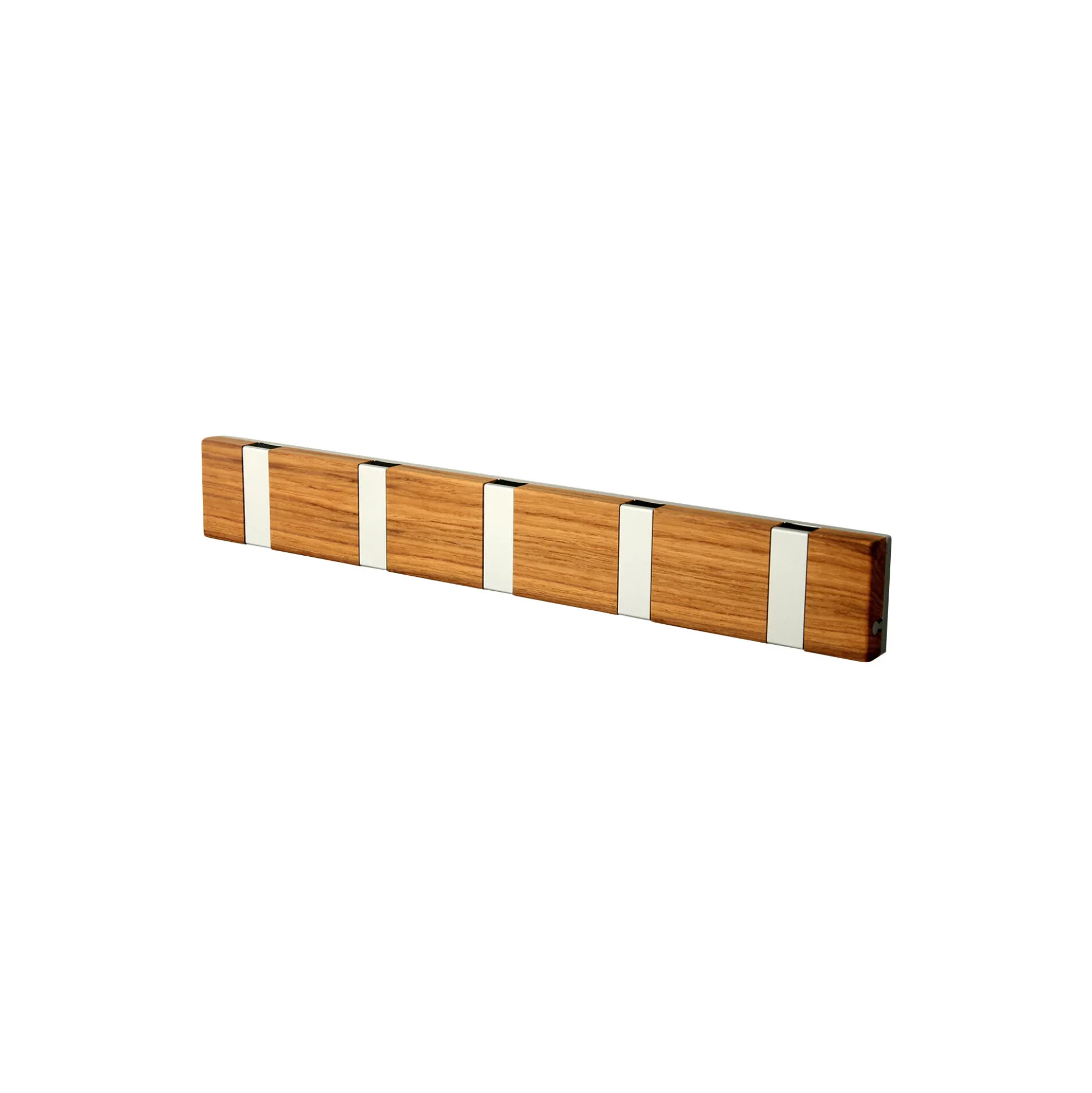 KNAX lite 5 knagerække, teak/grå