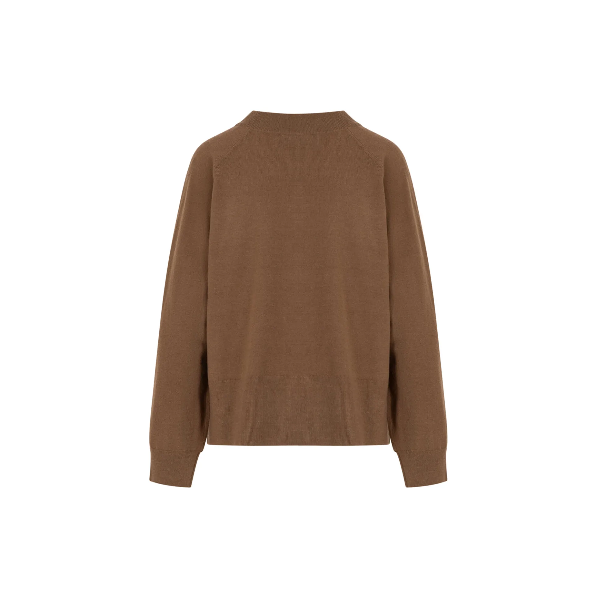 Knit cardigan, mocca mousse