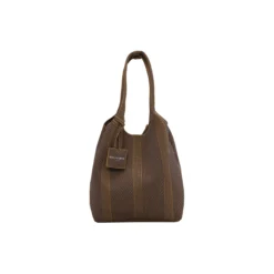 Knitted Bag, dark indigo buckthorn brown