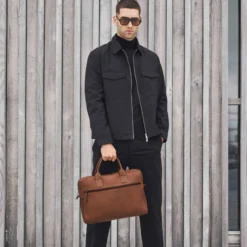 KnoxMBG Laptop Bag, cognac