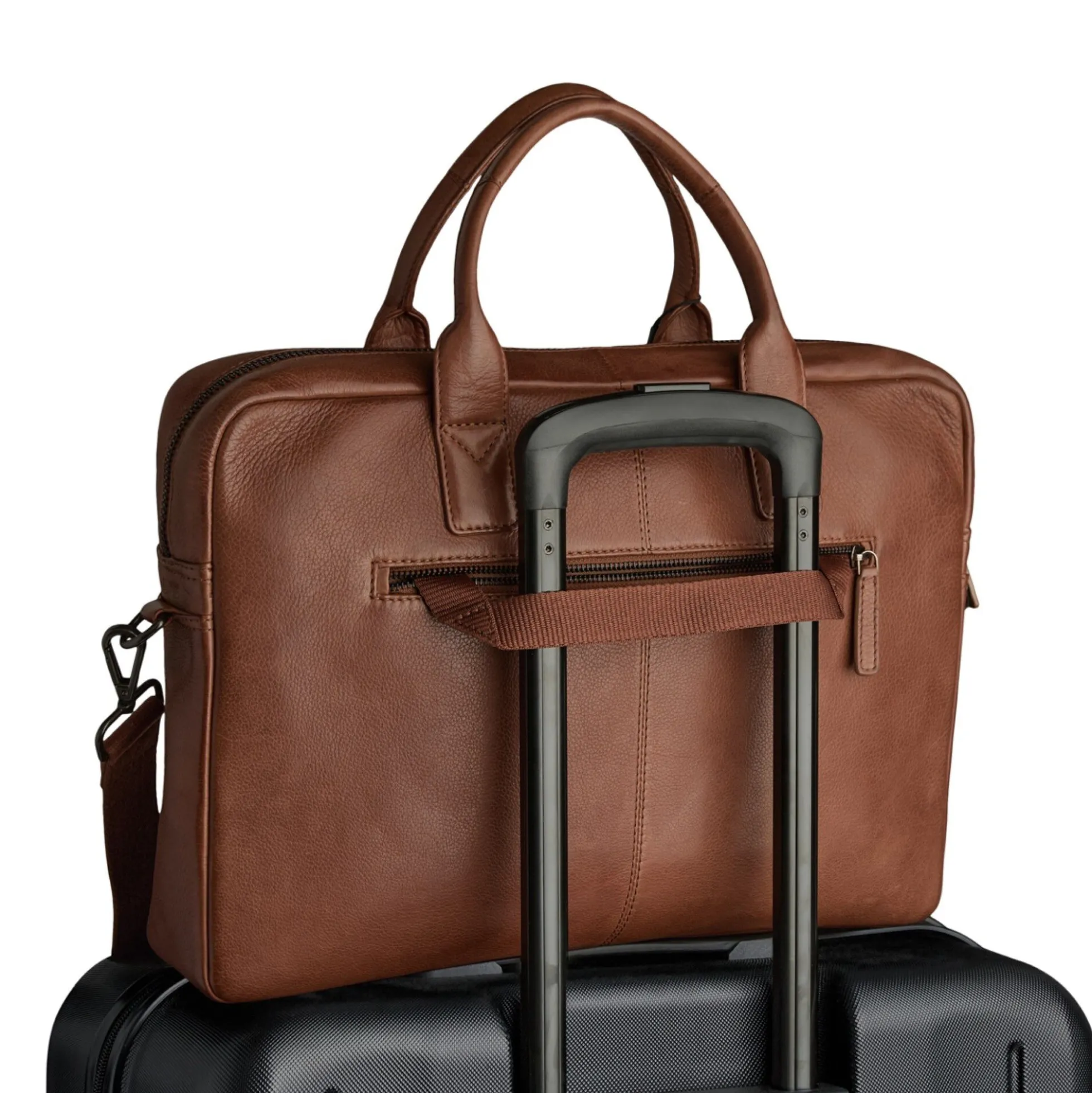 KnoxMBG Laptop Bag, cognac