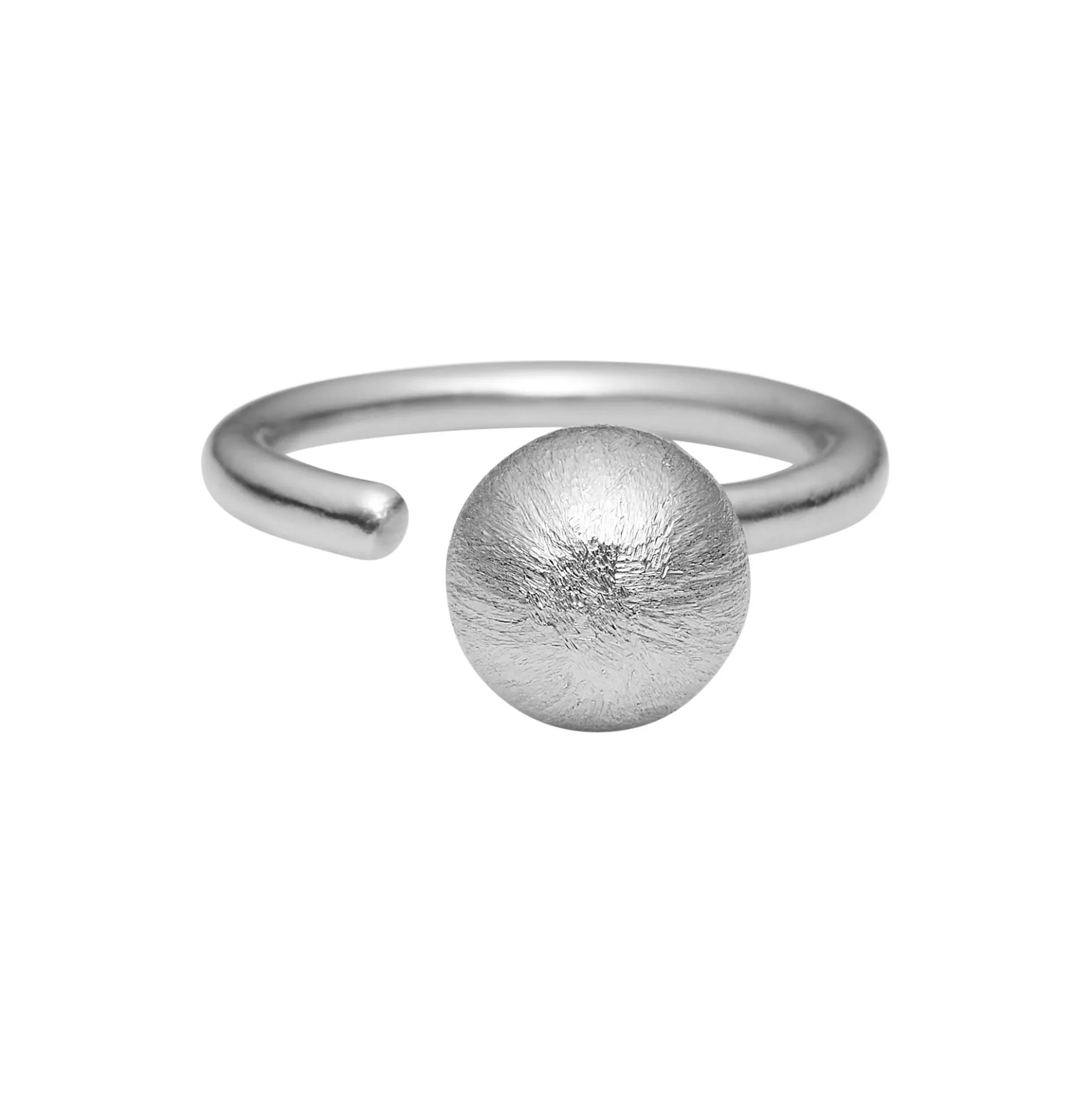 Kugle ring, sølv