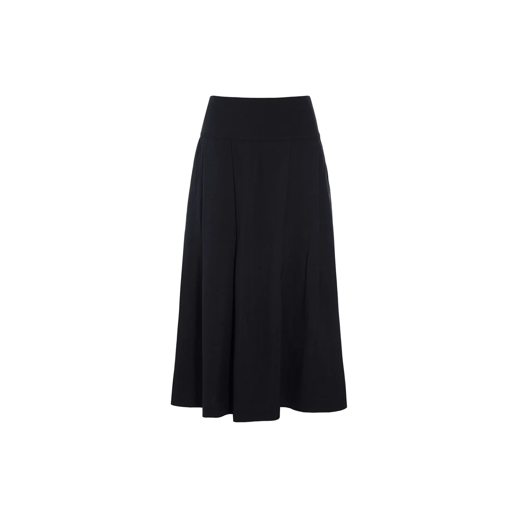 Kumamoto nederdel med læg, black