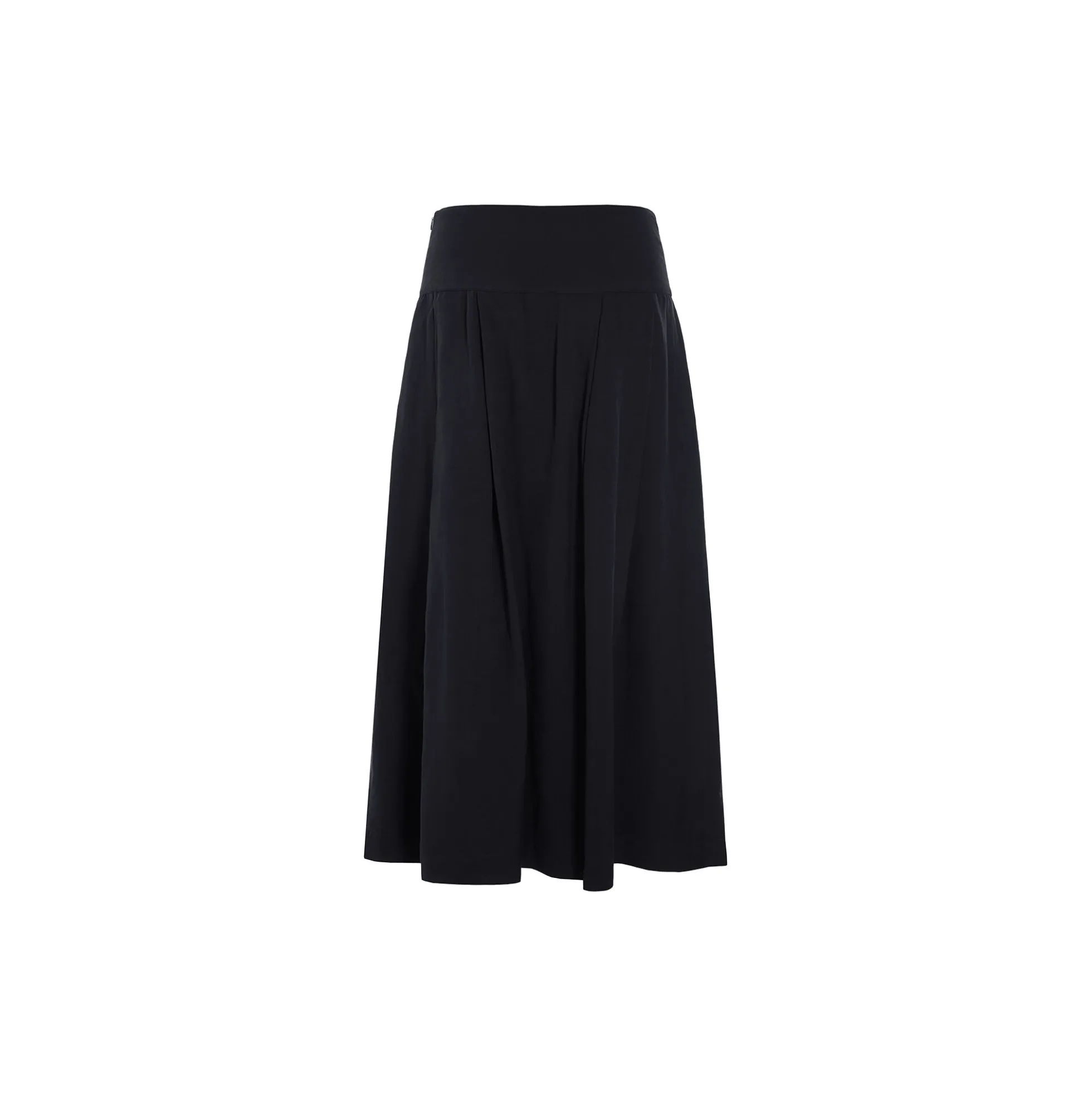 Kumamoto nederdel med læg, black