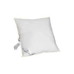 3-lags hovedpude med satin panel, 60x63 cm