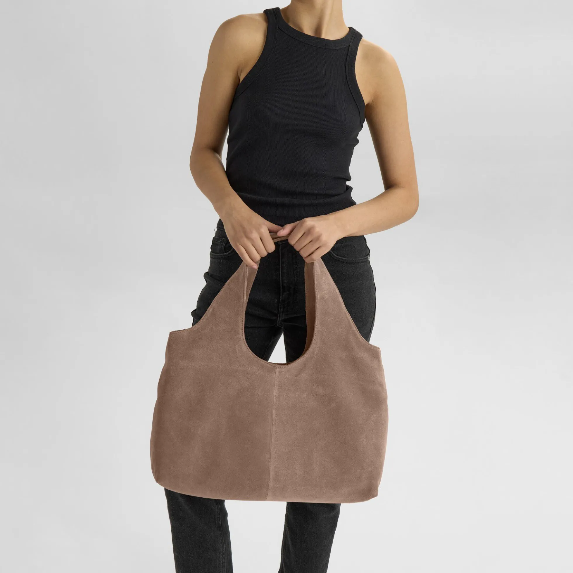 LaurineMBG Shopper Suede, mocha mousse