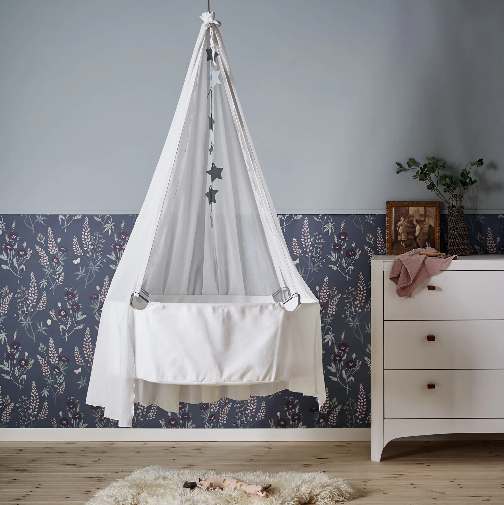 Leander Classic™ vugge med madras, white