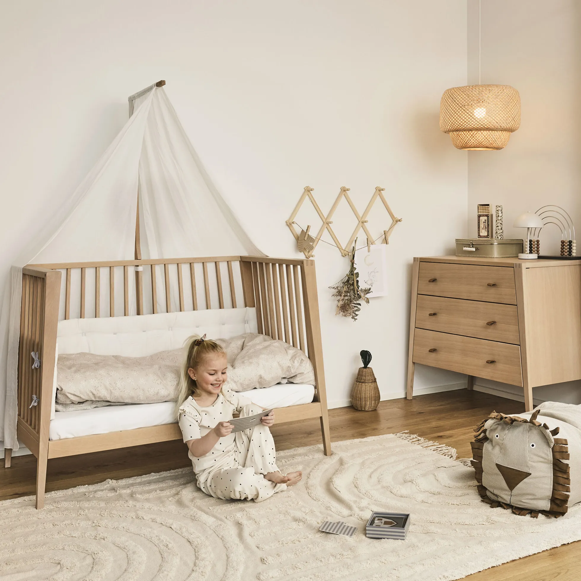 Leander Linea™ babyseng, oak