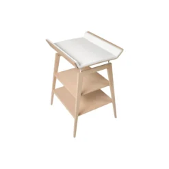 Leander Linea™ puslebord med skumhynde, beech