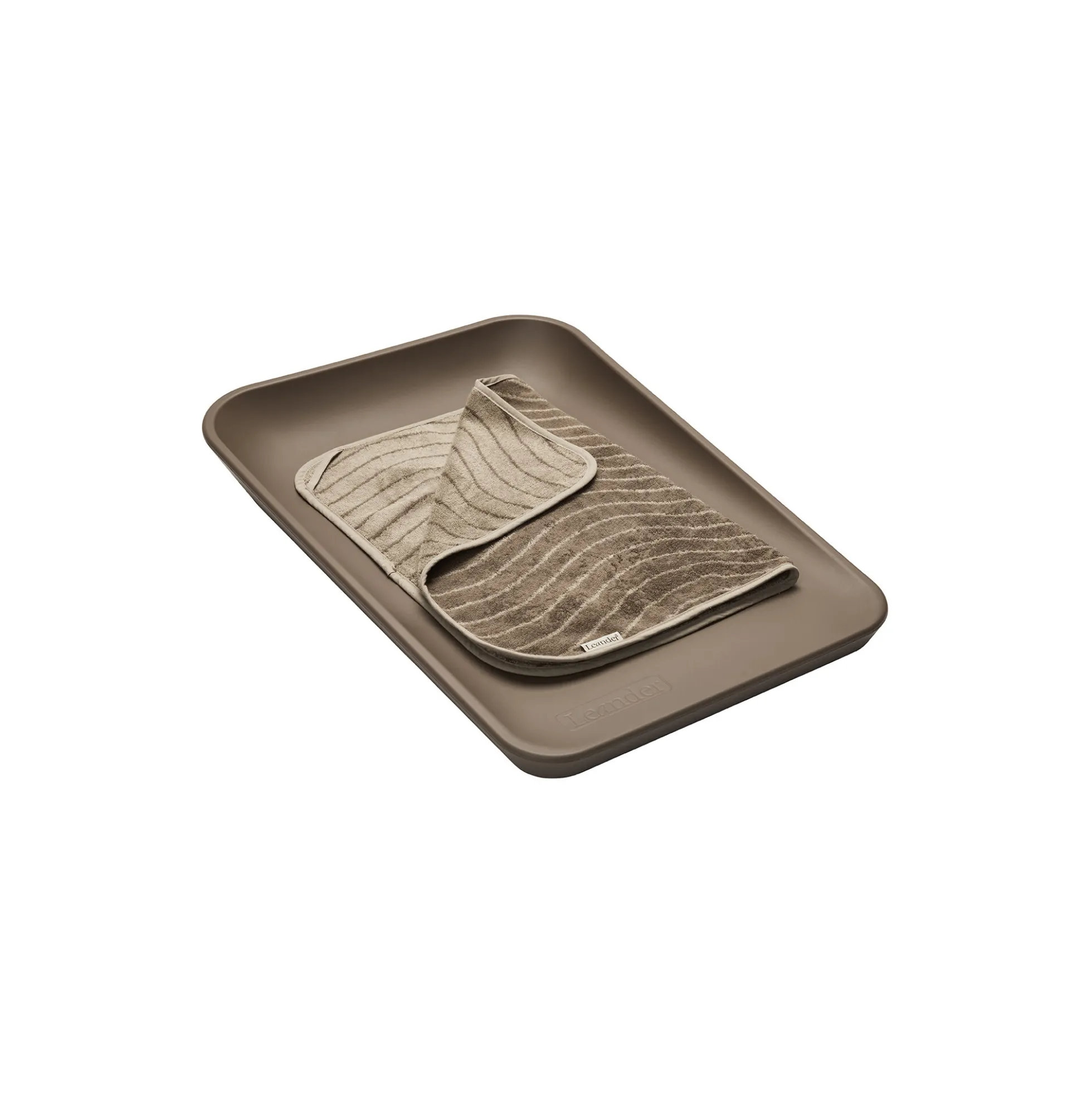 Leander Woodland Topper til puslepude, mocca