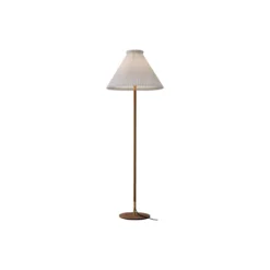 Le Klint 328 gulvlampe med standardskærm, røget eg